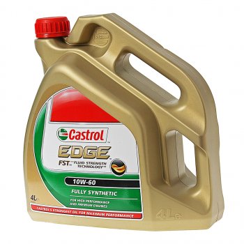 6 999 р. Масло моторное EDGE TITANIUM FST A3B3, A3B4 10W60 синт.4л CASTROL CASTROL 15a008  с доставкой в г. Воронеж. Увеличить фотографию 1