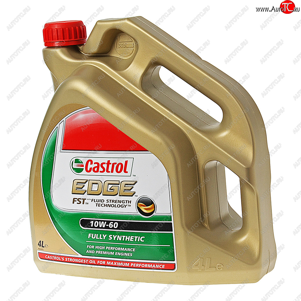 6 999 р. Масло моторное EDGE TITANIUM FST A3B3, A3B4 10W60 синт.4л CASTROL CASTROL 15a008  с доставкой в г. Воронеж