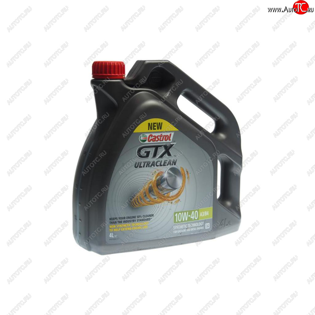 3 399 р. Масло моторное GTX ULTRACLEAN A3B4 10W40 псинт.4л CASTROL CASTROL 15a4e0  с доставкой в г. Воронеж
