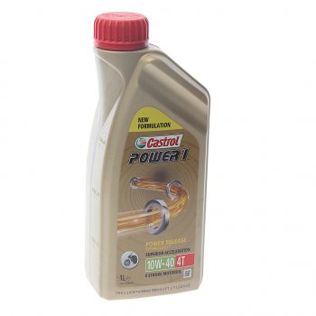 1 159 р. Масло моторное для 4-х тактных двигателей POWER 1 4T 10W40 синт.1л CASTROL CASTROL 15a6da  с доставкой в г. Воронеж. Увеличить фотографию 1