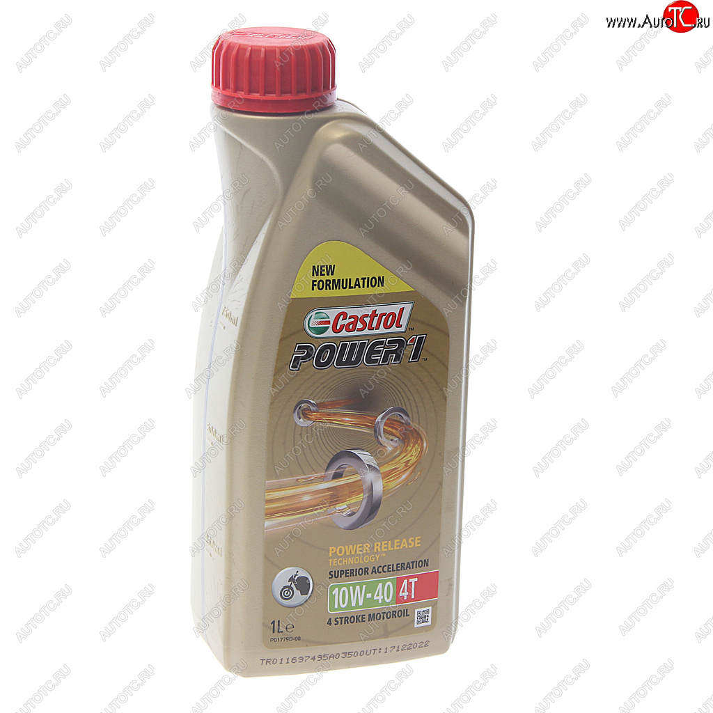 1 159 р. Масло моторное для 4-х тактных двигателей POWER 1 4T 10W40 синт.1л CASTROL CASTROL 15a6da  с доставкой в г. Воронеж