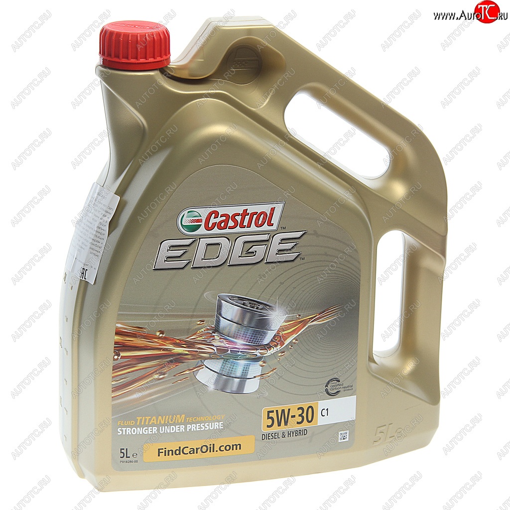 8 499 р. Масло моторное EDGE C1 5W30 синт.5л CASTROL CASTROL 15b943  с доставкой в г. Воронеж