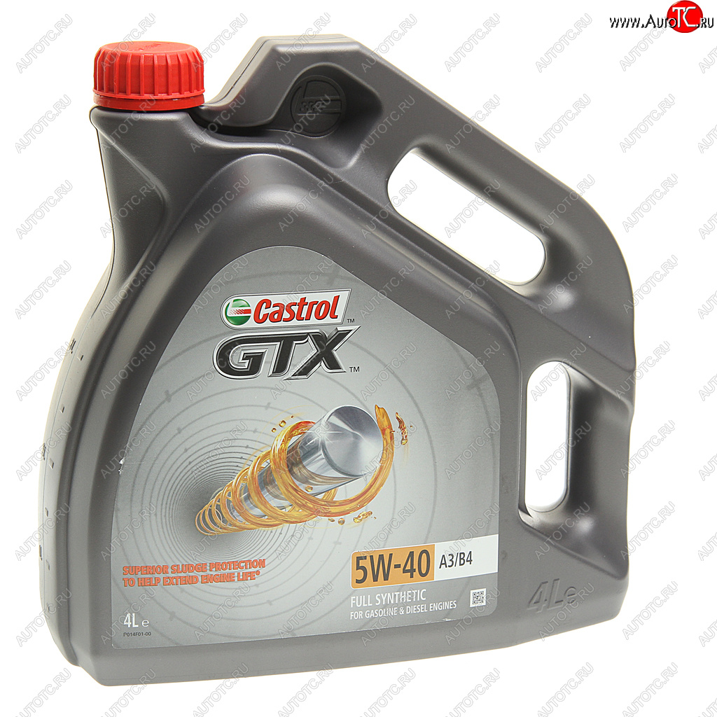 4 689 р. Масло моторное GTX ULTRACLEAN A3B4 5W40 синт.4л CASTROL CASTROL 15b9f5  с доставкой в г. Воронеж