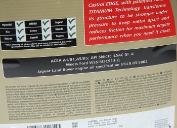 8 799 р. Масло моторное EDGE A5B5 5W30 синт.5л CASTROL CASTROL 15bae8  с доставкой в г. Воронеж. Увеличить фотографию 2