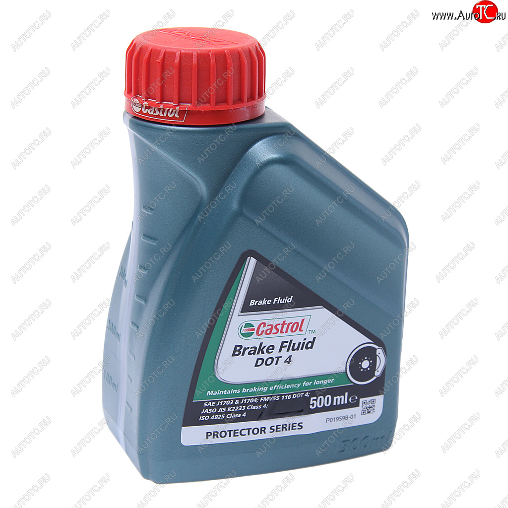 869 р. Жидкость тормозная DOT-4 0.5л Brake Fluid CASTROL CASTROL 15cd18  с доставкой в г. Воронеж