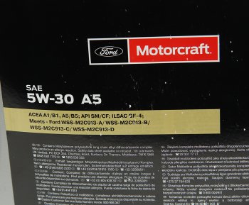 5 449 р. Масло моторное FORD 5W30 синт.5л (ЗАМЕНА НА 15F1CF) OE FORD 15cf54 FORD 15cf54  с доставкой в г. Воронеж. Увеличить фотографию 2