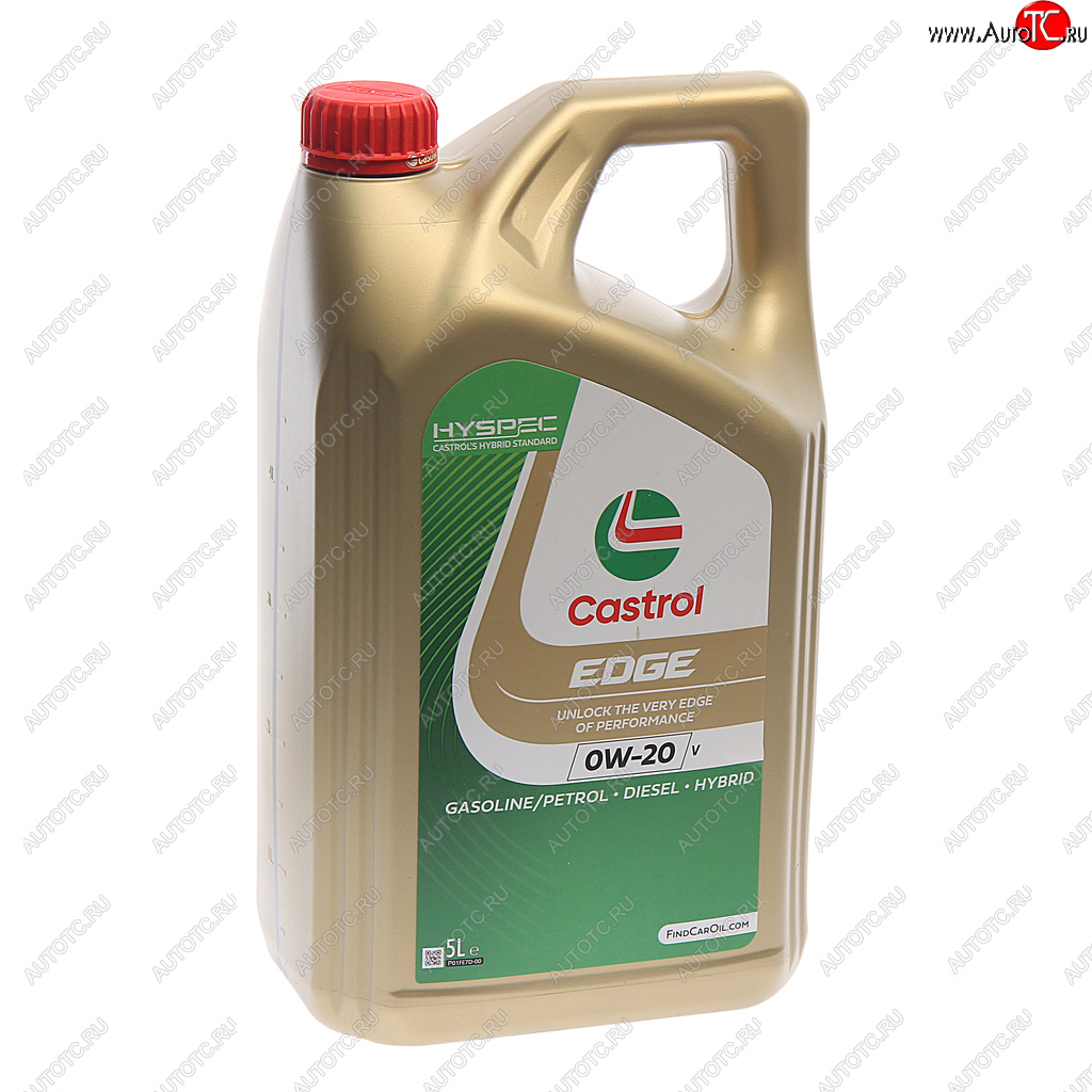 8 999 р. Масло моторное EDGE V 0W20 синт.5л CASTROL CASTROL 15f709  с доставкой в г. Воронеж