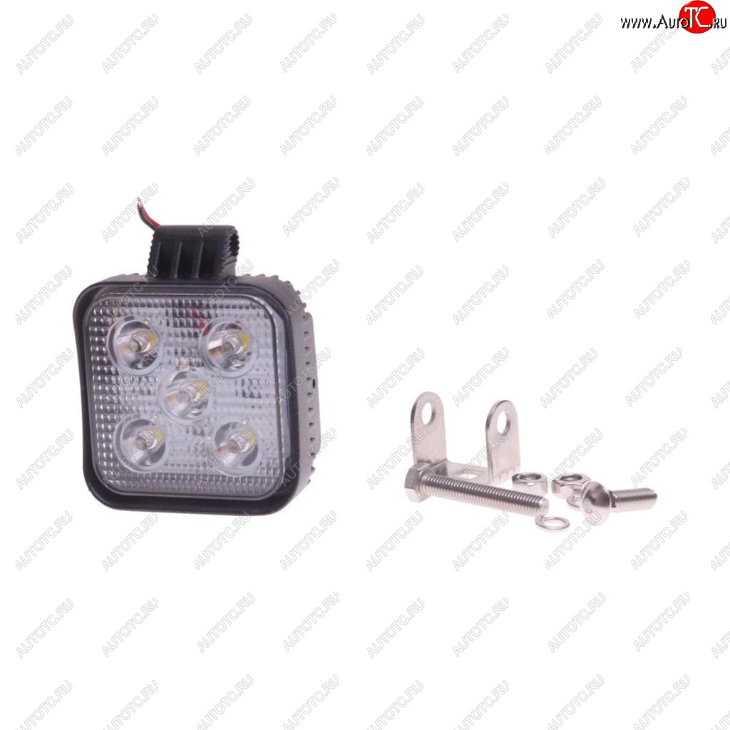 949 р. Фара рабочего света 85х85x38мм 20Вт (5 светодиодов) LED ECO LINE ECO LINE 1603-300305 ECO LINE 1603-300305  с доставкой в г. Воронеж