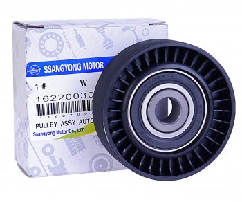 2 589 р. Ролик приводного ремня SSANGYONG Kyron (06-),Rexton (02-) (E2832) натяжителя OE SSANGYONG 1622003070  с доставкой в г. Воронеж. Увеличить фотографию 1