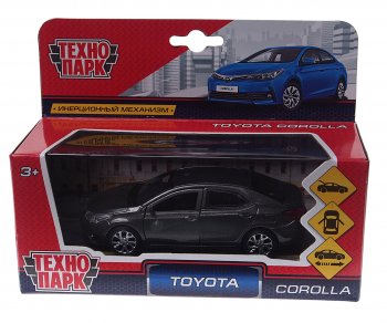 799 р. Модель автомобиля TOYOTA Corolla металлическая ТЕХНОПАРК ТЕХНОПАРК 162590  с доставкой в г. Воронеж. Увеличить фотографию 2