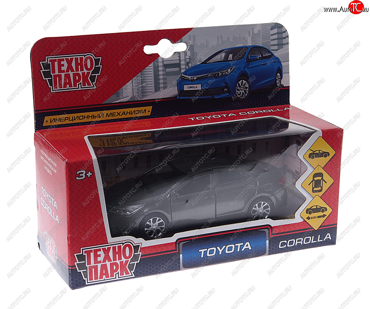 799 р. Модель автомобиля TOYOTA Corolla металлическая ТЕХНОПАРК ТЕХНОПАРК 162590  с доставкой в г. Воронеж