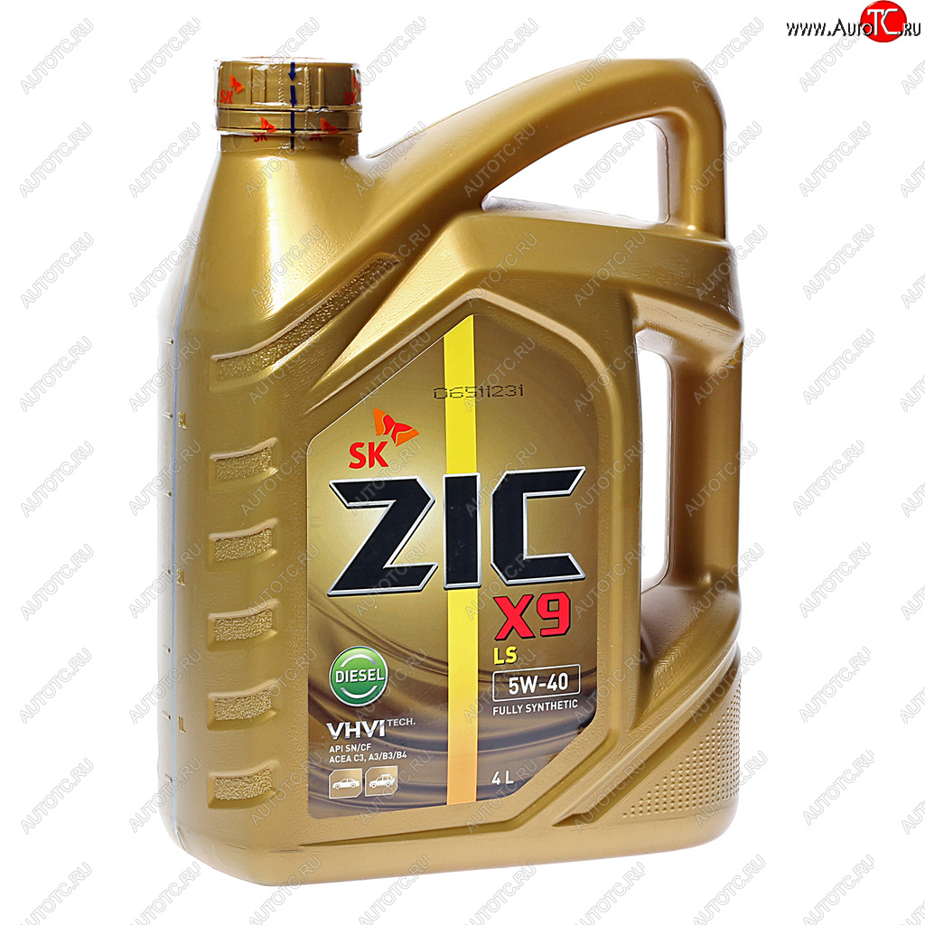 4 799 р. Масло дизельное X9 LS DIESEL SNCFC3 5W40 синт.4л ZIC ZIC 162609  с доставкой в г. Воронеж