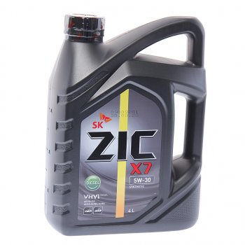 3 199 р. Масло дизельное Х7 DIESEL SLCFA3B3A3B4 5W30 синт.4л ZIC ZIC 162610  с доставкой в г. Воронеж. Увеличить фотографию 1