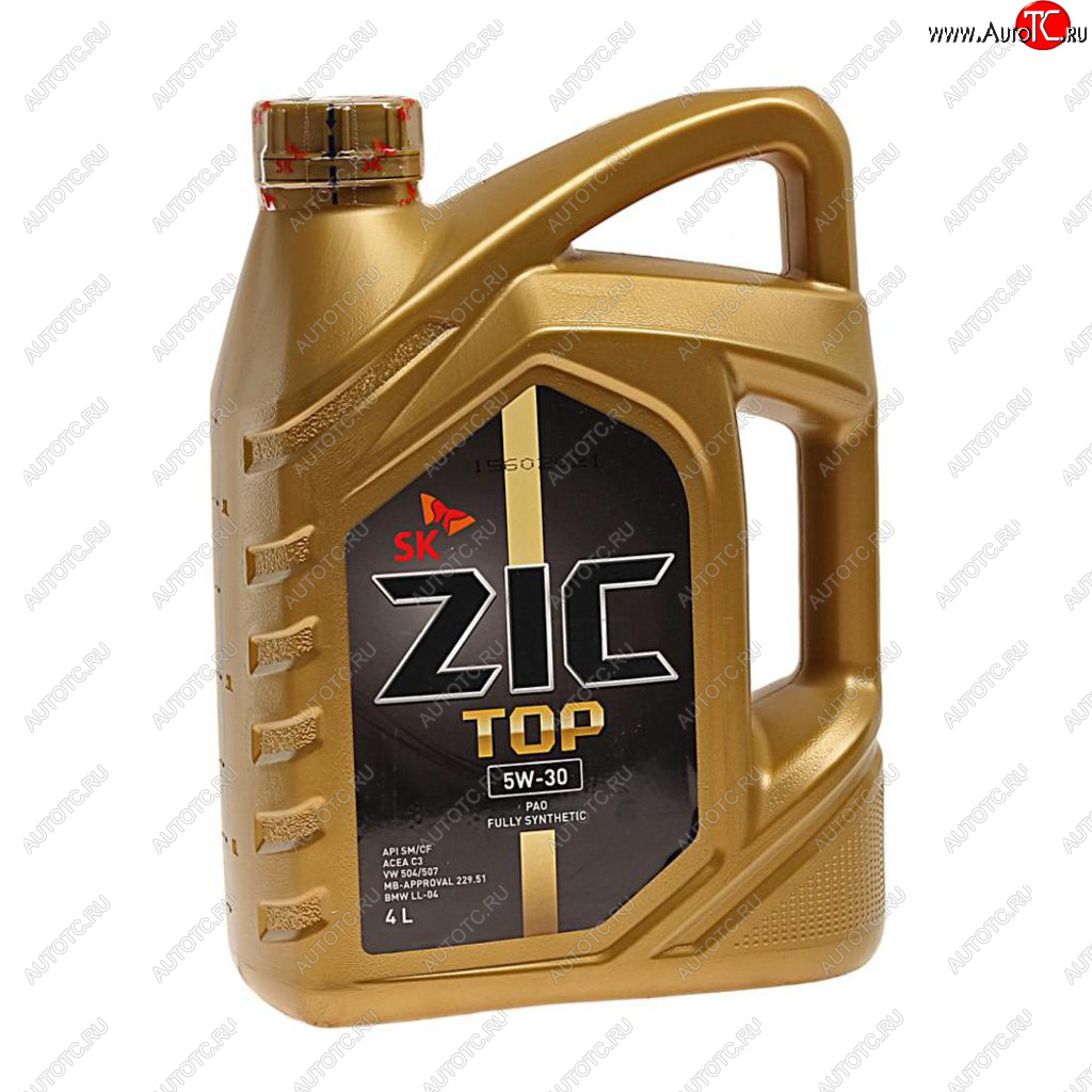 5 599 р. Масло моторное ZIC TOP LS SNCFC3 5W30 синт.4л ZIC ZIC 162612  с доставкой в г. Воронеж