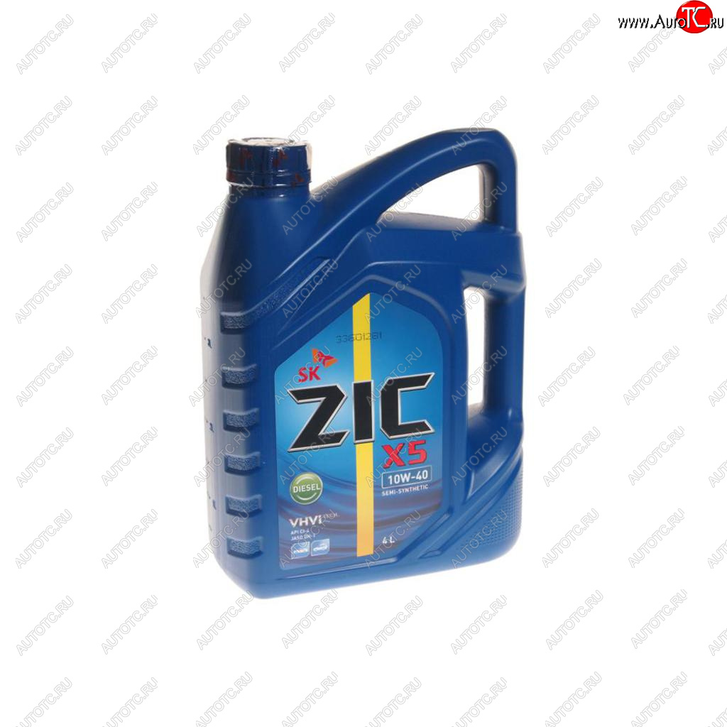 2 599 р. Масло дизельное X5 DIESEL CI-4SL 10W40 псинт.4л ZIC ZIC 162660  с доставкой в г. Воронеж