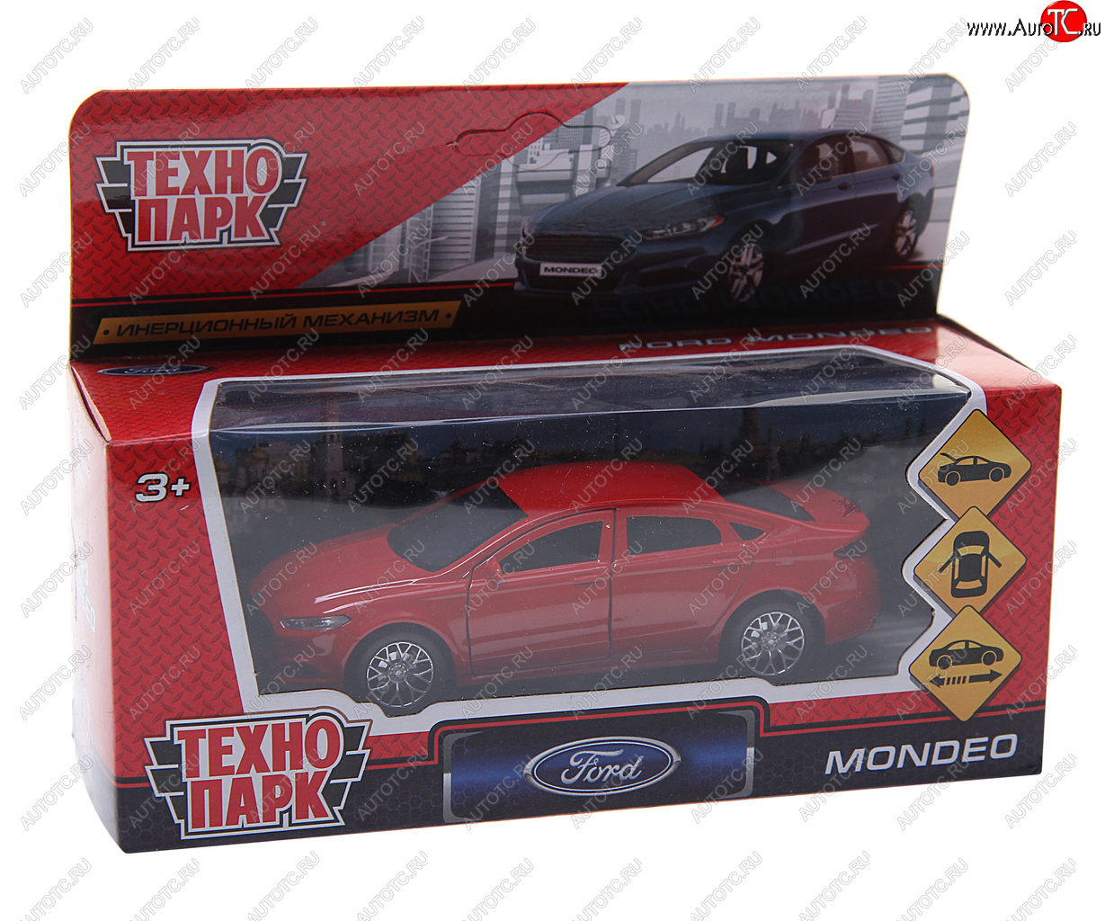 799 р. Модель автомобиля FORD Mondeo металлическая ТЕХНОПАРК ТЕХНОПАРК 164068164044  с доставкой в г. Воронеж