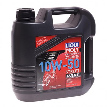 7 499 р. Масло моторное для 4-х тактных двигателей RACING SYNTH 4T 10W50 синт.4л LIQUI MOLY LIQUI MOLY 1686  с доставкой в г. Воронеж. Увеличить фотографию 1