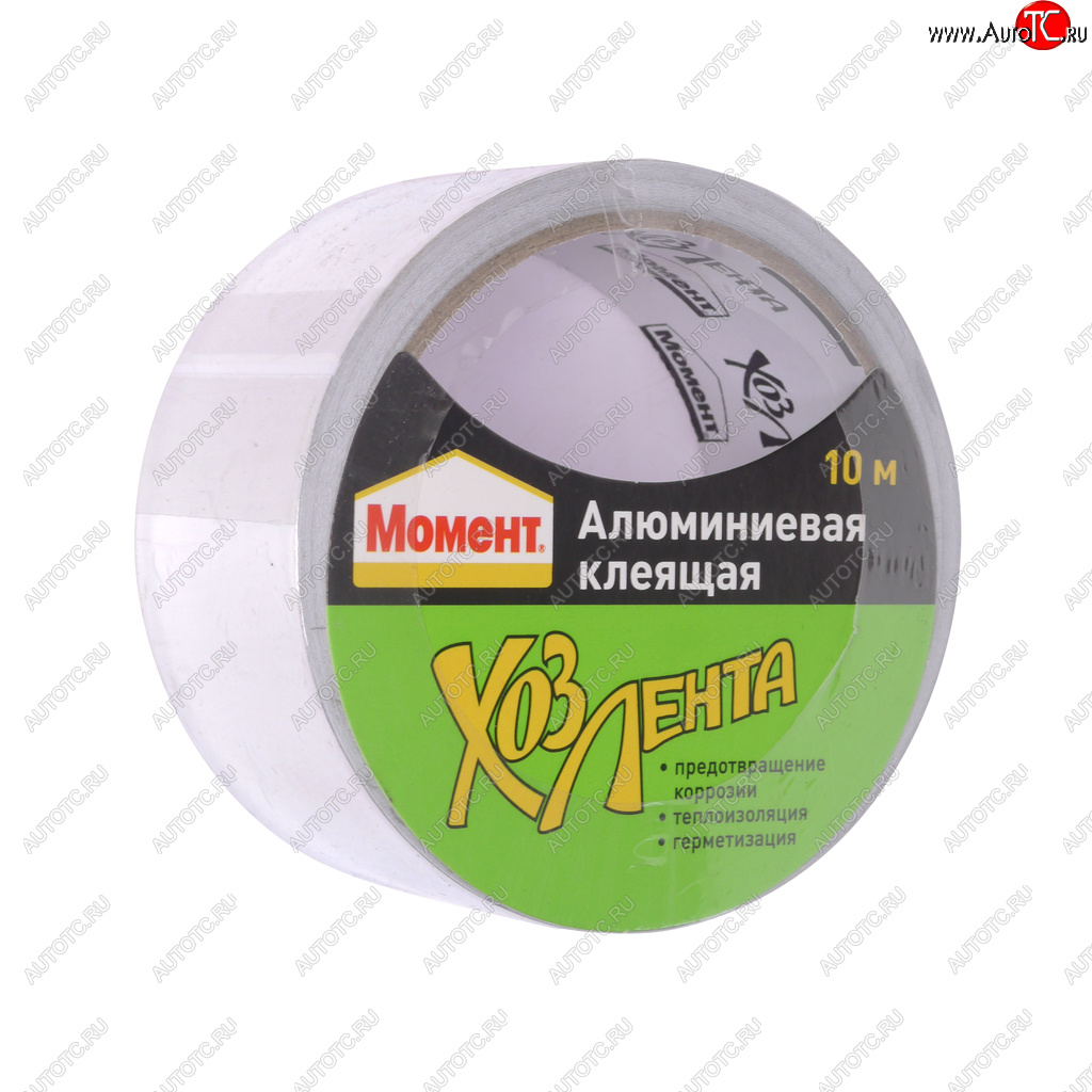 299 р. Скотч алюминиевый 10м Хозяйственная Лента МОМЕНТ HENKEL 1690067  с доставкой в г. Воронеж
