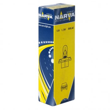 70 р. Лампа 12V 1.1W BX8.4d оранжевый патрон Plastic Base NARVA NARVA 170463000  с доставкой в г. Воронеж. Увеличить фотографию 1