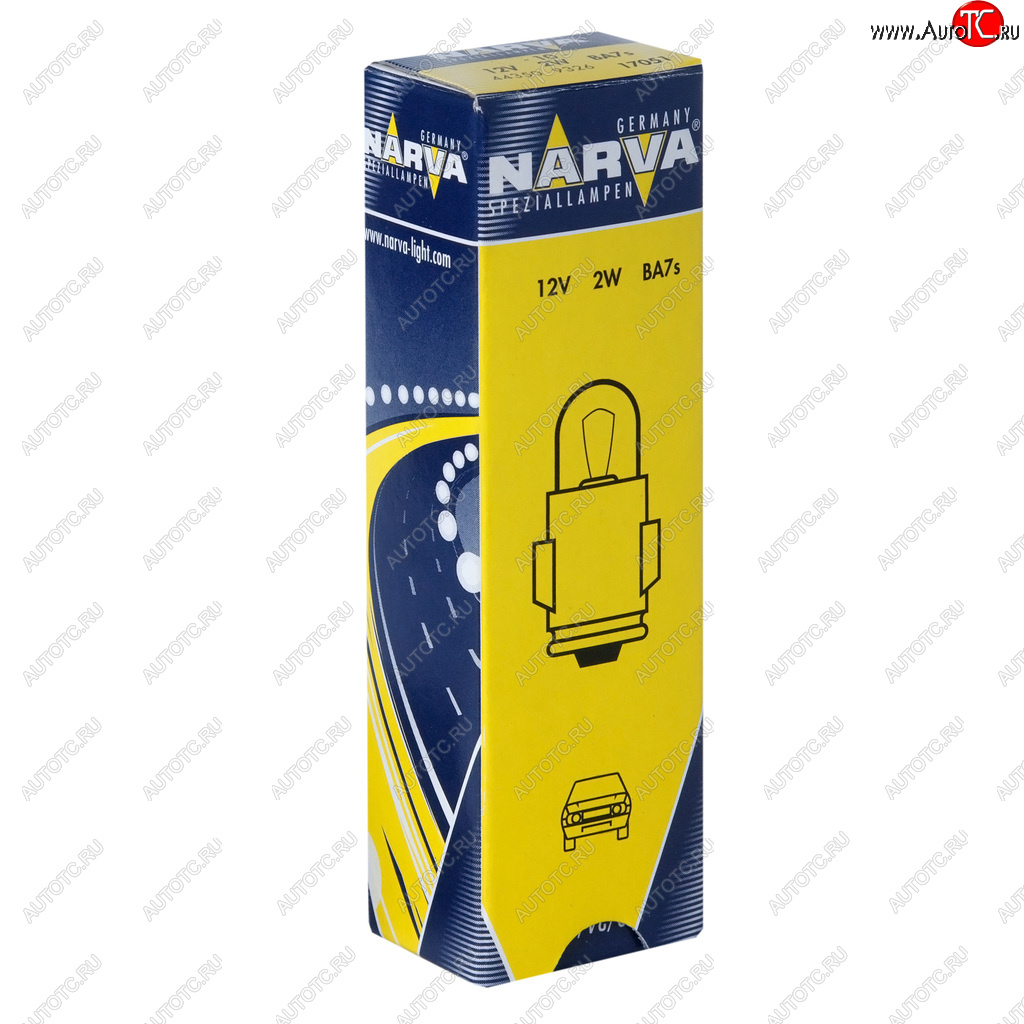 48 р. Лампа 12V T2W BA7s NARVA NARVA 170513000  с доставкой в г. Воронеж