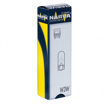 37 р. Лампа 24V W3W W2.1x9.5d NARVA NARVA 171093000  с доставкой в г. Воронеж. Увеличить фотографию 1