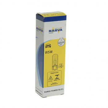 125 р. Лампа 12V W5W T10 W2.1x9.5d Range Power Blue+ NARVA NARVA 171893000  с доставкой в г. Воронеж. Увеличить фотографию 2