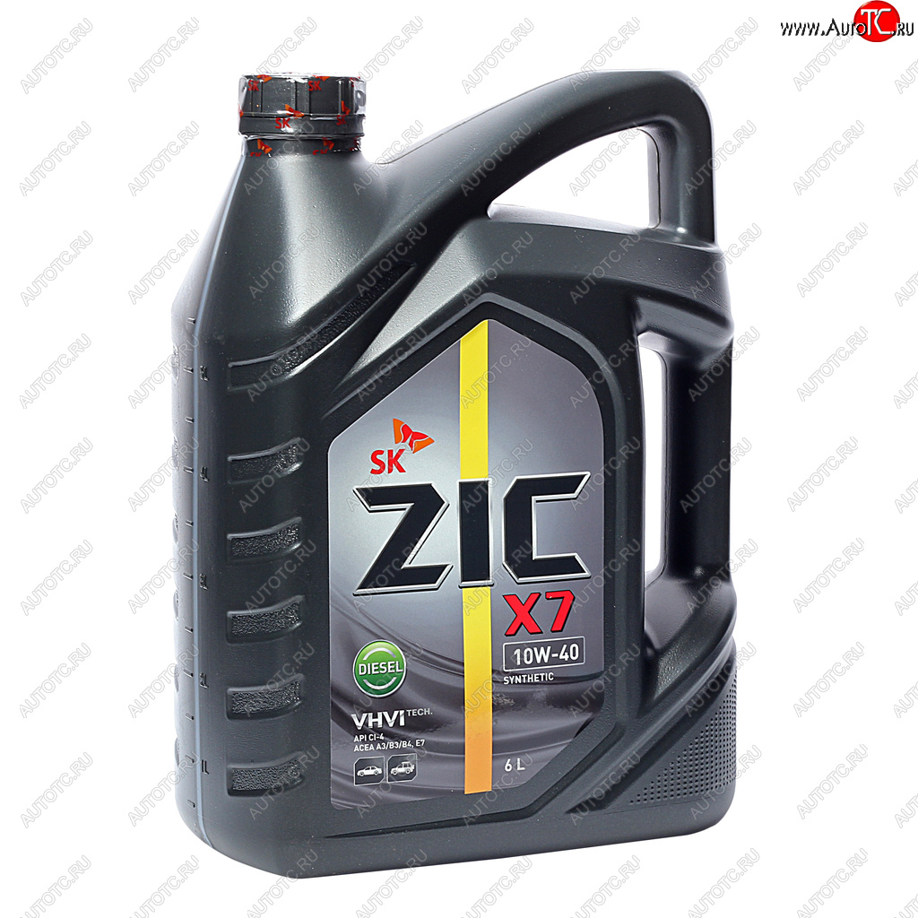 4 899 р. Масло дизельное X7 DIESEL CI-4SL E7 10W40 синт.6л ZIC ZIC 172607  с доставкой в г. Воронеж