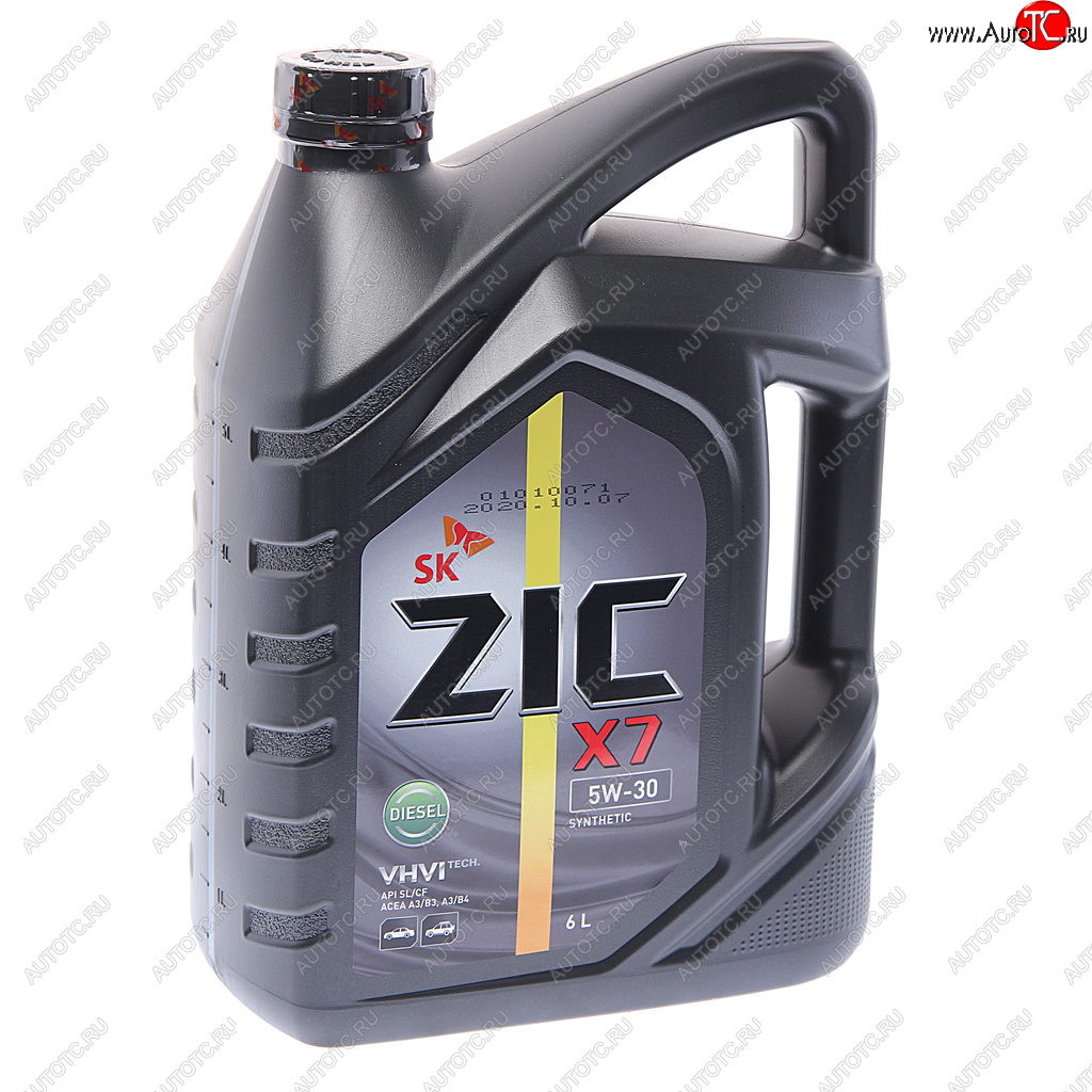 5 299 р. Масло дизельное Х7 DIESEL SLCFA3B3A3B4 5W30 синт.6л ZIC ZIC 172610  с доставкой в г. Воронеж
