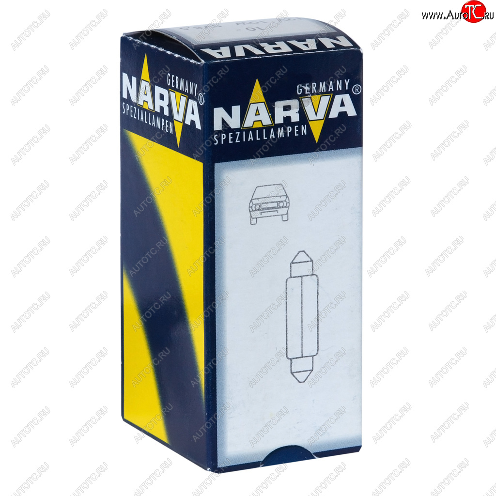 46 р. Лампа 12V C10W SV8.5 36мм Festoon NARVA NARVA 173163000  с доставкой в г. Воронеж