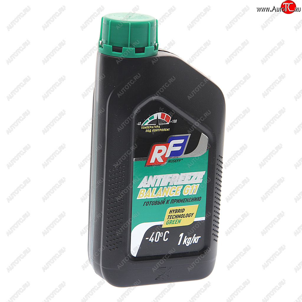 196 р. Антифриз зеленый -40C 1кг G11 RUSEF RUSEFF 17461n RUSEFF 17461n  с доставкой в г. Воронеж