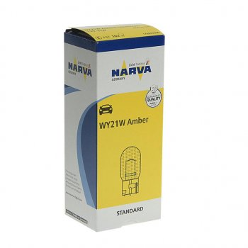298 р. Лампа 12V WY21W WX3x16d желтая NARVA NARVA 176293000  с доставкой в г. Воронеж. Увеличить фотографию 2