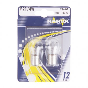261 р. Лампа 12V P214W BAZ15d блистер (2шт.) NARVA NARVA 178814000  с доставкой в г. Воронеж. Увеличить фотографию 1
