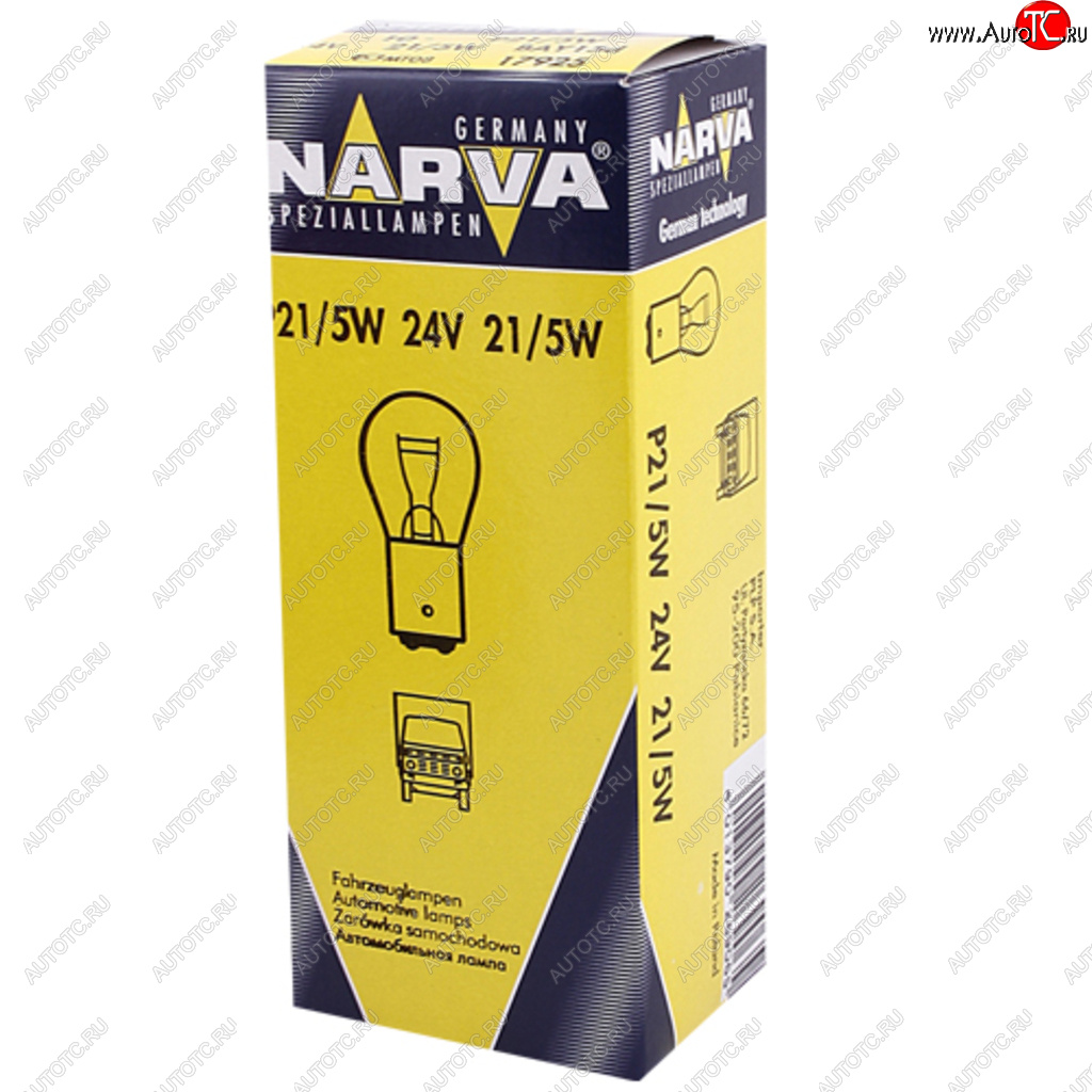 66 р. Лампа 24V P215W BAY15d NARVA NARVA 179253000  с доставкой в г. Воронеж