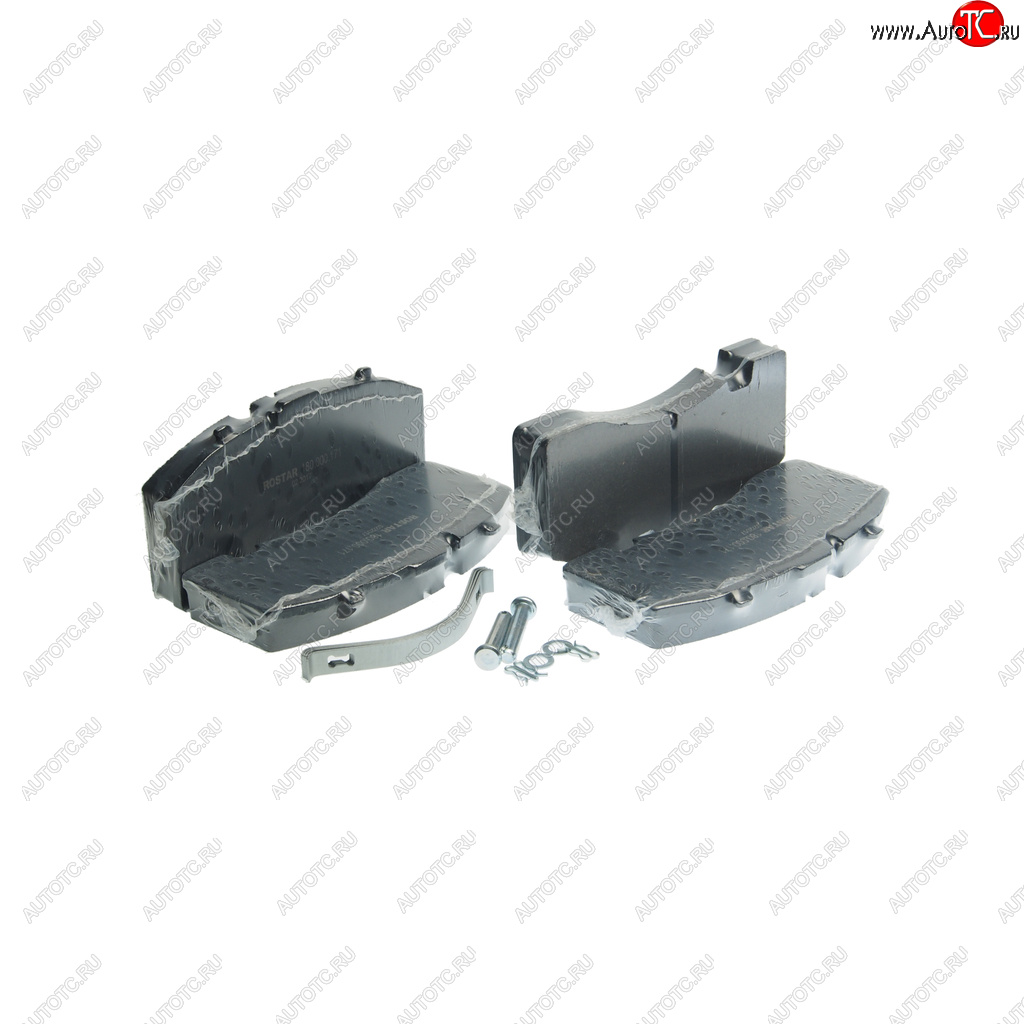 8 649 р. Колодки тормозные BPW SAF дисковые (с выточкой,оси SAF SKRB 9022K01SK7) (4шт.) ROSTAR ROSTAR 180.000171  с доставкой в г. Воронеж