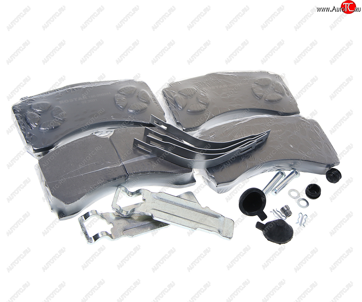 8 899 р. Колодки тормозные MERCEDES Actros дисковые (208x114x35) (4шт.) ROSTAR ROSTAR 180.000244  с доставкой в г. Воронеж