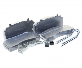 10 549 р. Колодки тормозные MAN TGS,TGX дисковые (4шт.) ROSTAR ROSTAR 180.000279  с доставкой в г. Воронеж. Увеличить фотографию 1