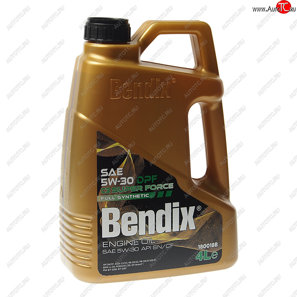 2 699 р. Масло моторное SUPER FORCE DPF 5W30 синт.4л BENDIX BENDIX 180018b  с доставкой в г. Воронеж