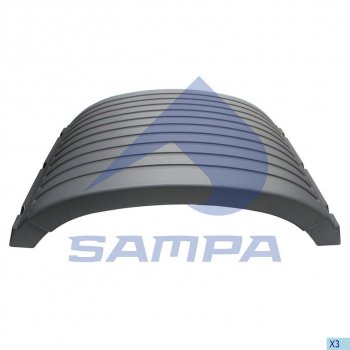 3 599 р. Крыло MERCEDES Actros заднее средняя часть SAMPA SAMPA 18100061  с доставкой в г. Воронеж. Увеличить фотографию 1