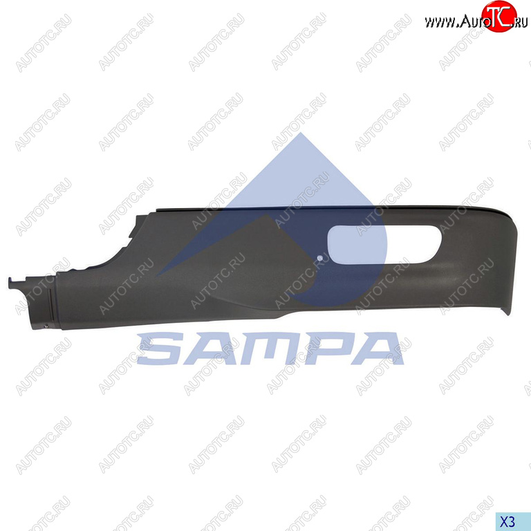 699 р. Бампер MERCEDES Axor левая часть SAMPA SAMPA 18100271  с доставкой в г. Воронеж