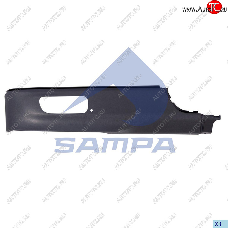 869 р. Бампер MERCEDES Axor правая часть SAMPA SAMPA 18100272  с доставкой в г. Воронеж