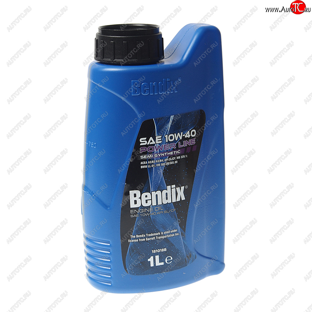 589 р. Масло моторное POWER LINE 10W40 псинт.1л BENDIX BENDIX 181018b  с доставкой в г. Воронеж