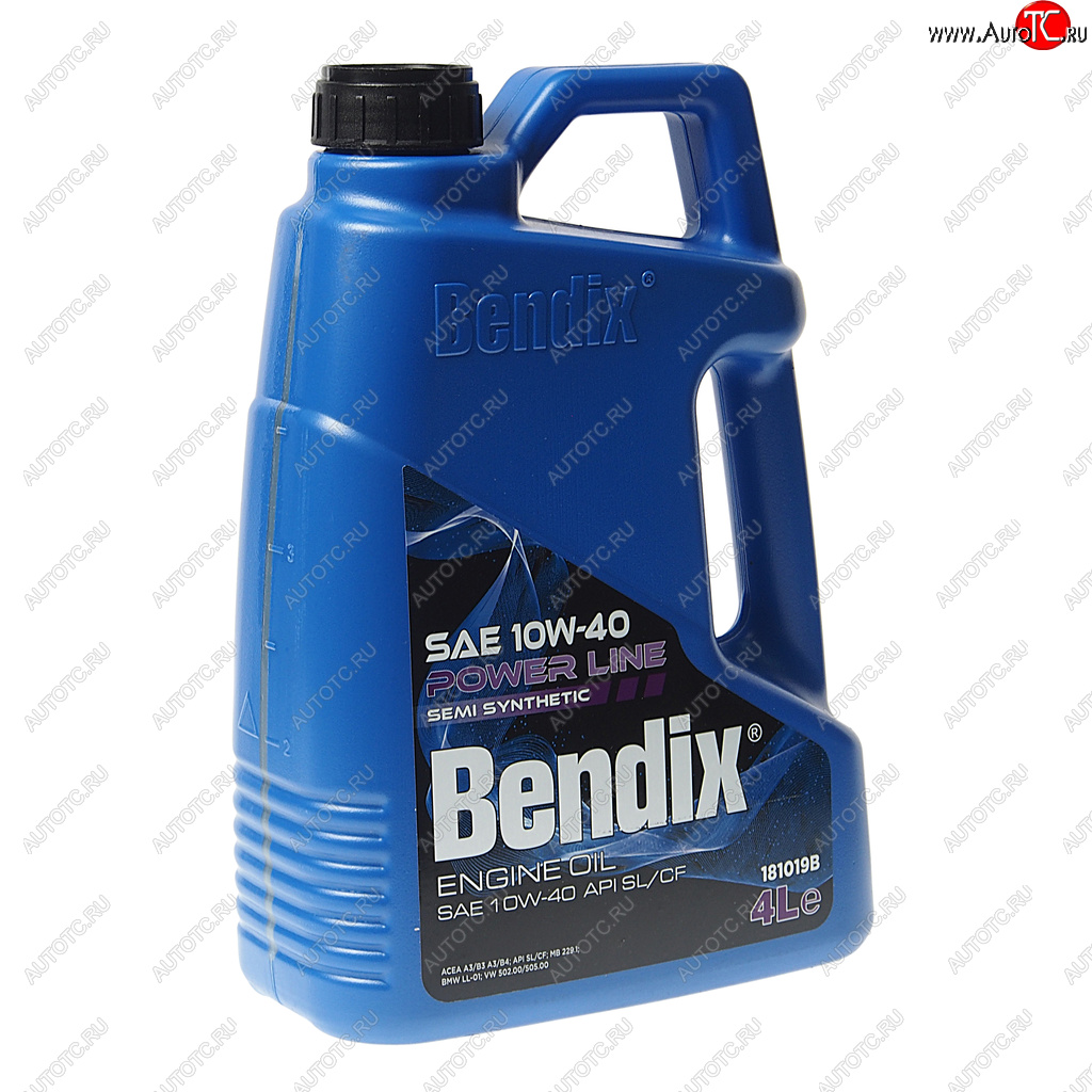 2 099 р. Масло моторное POWER LINE 10W40 псинт.4л BENDIX BENDIX 181019b  с доставкой в г. Воронеж
