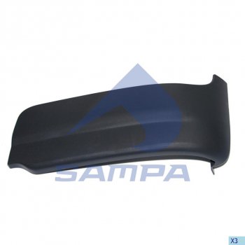 719 р. Панель MAN TGA XXL угловая бампера левая нижняя SAMPA SAMPA 18200038  с доставкой в г. Воронеж. Увеличить фотографию 1