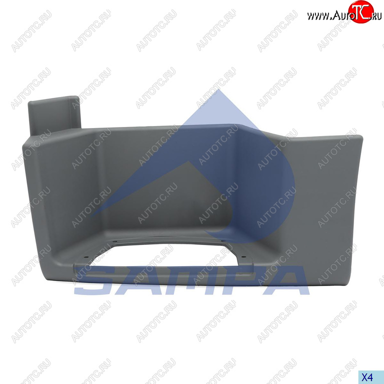 2 869 р. Подножка MAN TGA XXL нижняя левая SAMPA SAMPA 18200040  с доставкой в г. Воронеж