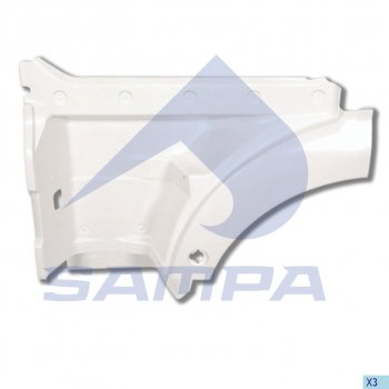 9 199 р. Панель MAN TGA TGX подножки ступени левой SAMPA SAMPA 18200042  с доставкой в г. Воронеж. Увеличить фотографию 1