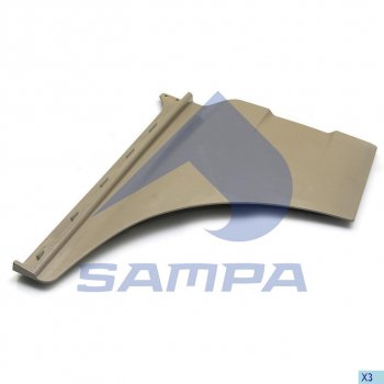 5 299 р. Накладка MAN TGA,TGX двери нижняя правая SAMPA SAMPA 18200045  с доставкой в г. Воронеж. Увеличить фотографию 1