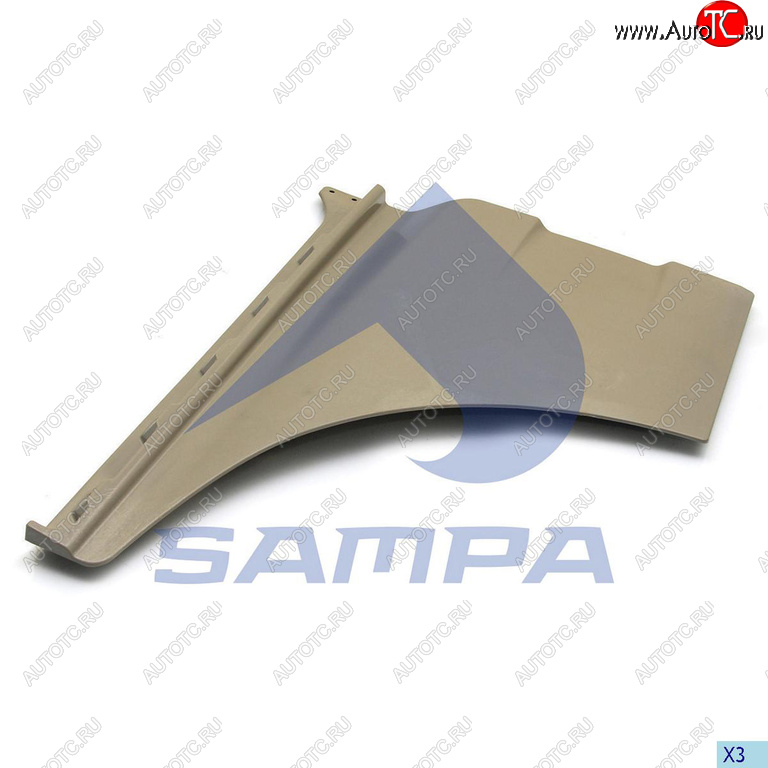 5 299 р. Накладка MAN TGA,TGX двери нижняя правая SAMPA SAMPA 18200045  с доставкой в г. Воронеж