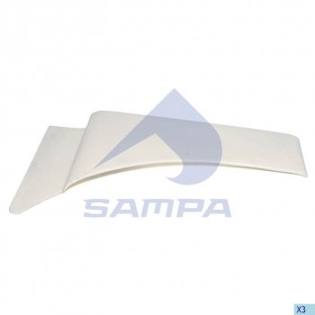 2 779 р. Накладка MAN крыла переднего левого SAMPA SAMPA 18200052  с доставкой в г. Воронеж. Увеличить фотографию 1