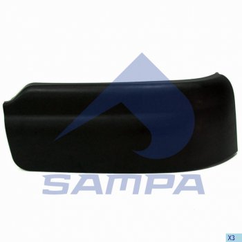 679 р. Панель MAN TGA LX угловая бампера правая нижняя SAMPA SAMPA 18200058  с доставкой в г. Воронеж. Увеличить фотографию 1