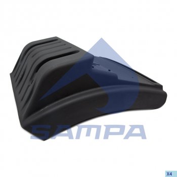 2 089 р. Крыло MAN TGA заднее левое задняя часть (680мм) SAMPA SAMPA 18200068  с доставкой в г. Воронеж. Увеличить фотографию 1